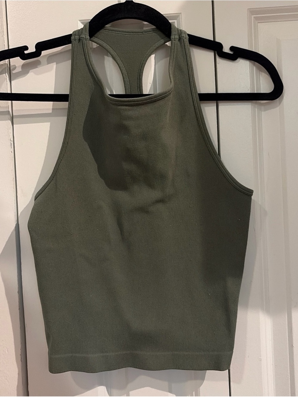 Women's Olive Green Racerback Tank Top